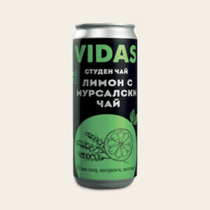 Студен чай VIDAS лимон с мурсалски чай